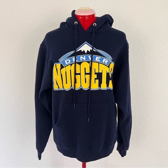 Denver Nuggets Hoodie Navy Size Small - Picture 1 of 8